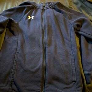 Under Armour navy zip up in great condition